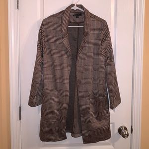 Brown fashion blazer